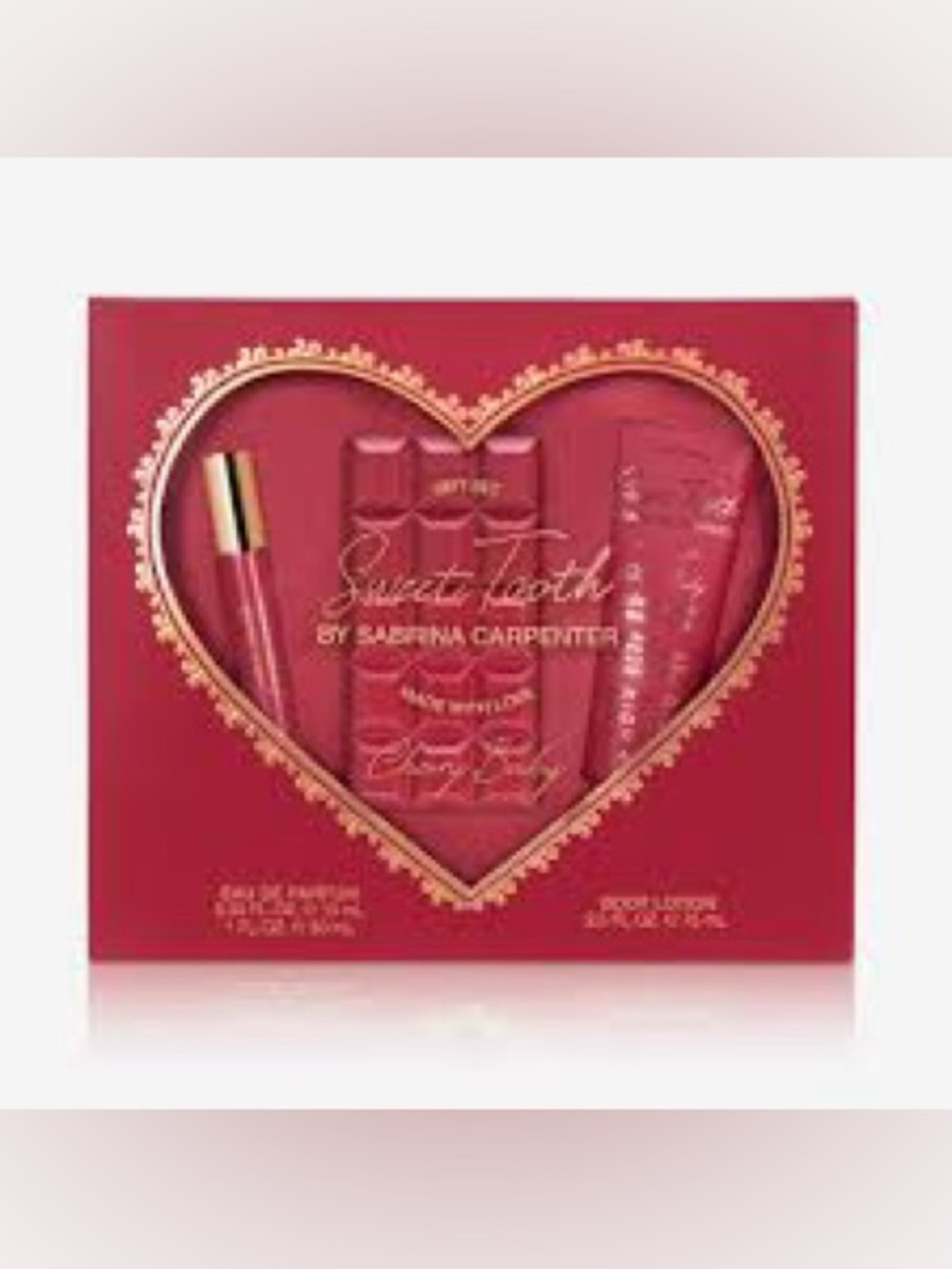 Sabrina Carpenter Sweet Tooth Gift Set in Cherry Baby